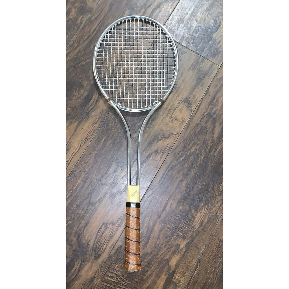 Vintage Tensor Pro-150 Steel Tennis Racquet Aluminum Frame Made in Taiwan